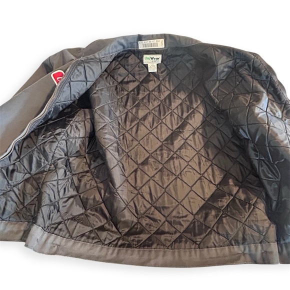 SHOP JACKET Men’s XL Uni-Wear Canvas Jacket Rush Truck Center Ceasar Patches - Picture 11 of 14